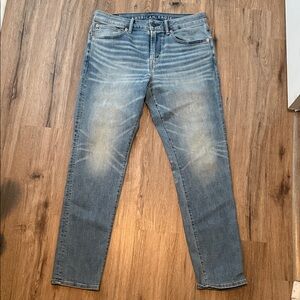 American Eagle Outfitters Men's Light Blue Slim Jeans